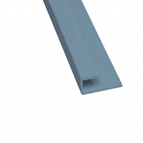 FRP 10' Sky Blue End Cap Molding